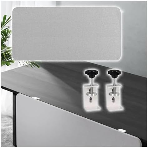 Desk Divider Privacy Shield - Soundproof Under Desk Panels for Office & Student Privacy, Noise Reduction, Easy Installation, Workspace Partition, Flexible Divider