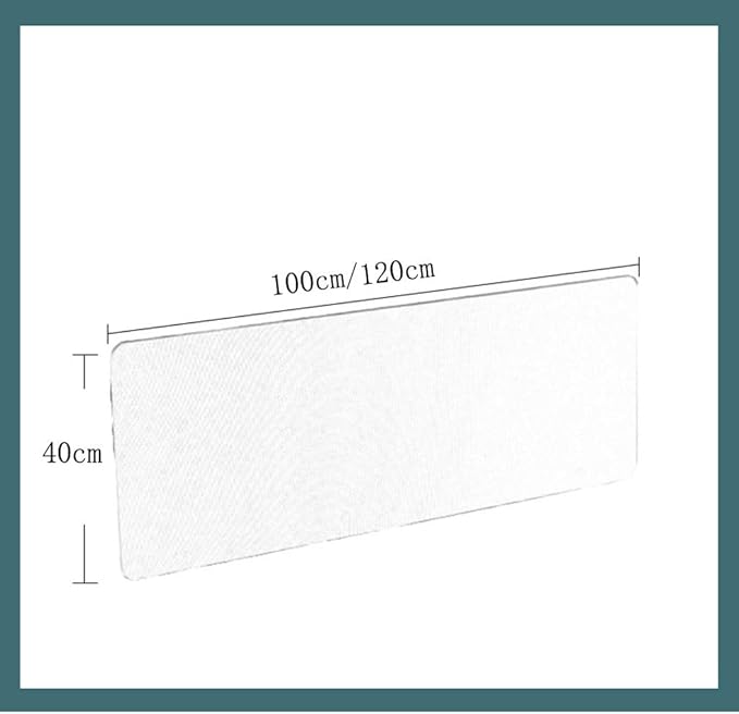 Desk Privacy Divider, Desk Divider Sound Proof Dividers Privacy Shields for Under The Table Privacy Panels for Students and Office Divider(Gray,100X40cm)