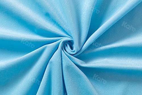 Kate 8ft×10ft Solid Light Blue Backdrop Portrait Photography Background for Photography Studio Children and Headshots Sky Blue Backdrop Background for Photo Booth