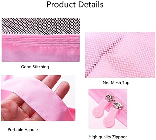 Portable Packing Cubes - Perfect Luggage Organizer Bags, Packing Cubes for Suitcases, Compression Packing Cubes, Travel Bags Organizer for Luggage, Luxurious Travel Cubes, Pink
