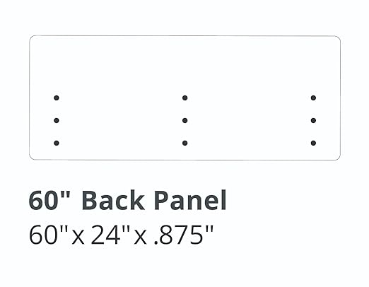 RCLM6024SG Reclaim Desktop Privacy Panel, Soundproof Desk Privacy Partition for Home or Office, 60" Width x 24" Height, Slate Gray
