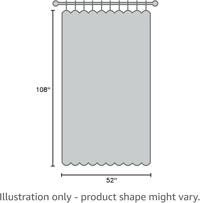 Joydeco Blackout Curtains 108 Inches Long 2 Panels Burg, Room Darkening Curtains for Bedroom, 100% Black Out Textured Thermal Drapes Privacy Protection 2 Panels Set(W52 x L108 Inch, Sky Blue)