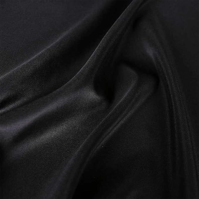 GFCC 6FTX9FT Black Backdrop Background - for Photography Photo Booth Backdrop for Photoshoot Background Screen Video Recording Parties Curtain