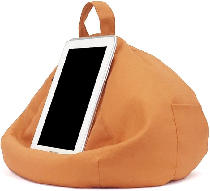 Book Pillow for Reading in Bed, Bed Tablet Holder, Portable Bean Bag Holder, for Bedtime Adventures, Portable Travel Cushion, for Standing Computers, Books, Tablets