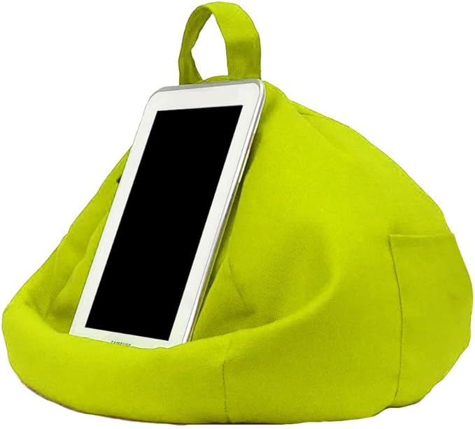 Book Pillow for Reading in Bed, Bed Tablet Holder, Portable Bean Bag Holder, for Bedtime Adventures, Portable Travel Cushion, for Standing Computers, Books, Tablets