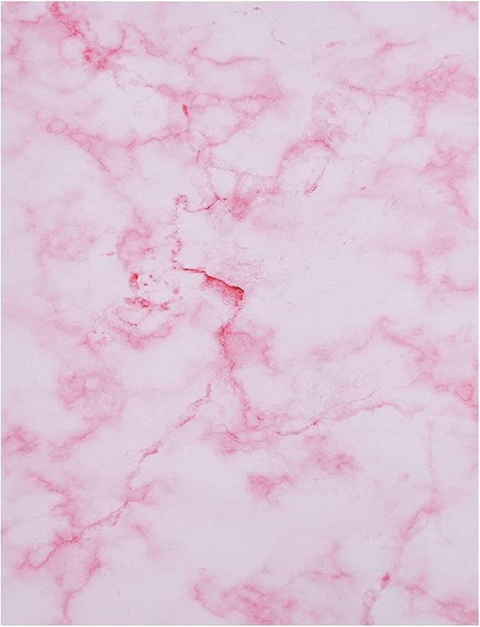 Paper Junkie Marble Printer Paper - 8.5 x 11 In, 96 Sheets, 6 Colors - Decorative Card & Copy Paper for Correspondence - Invitations & Crafts