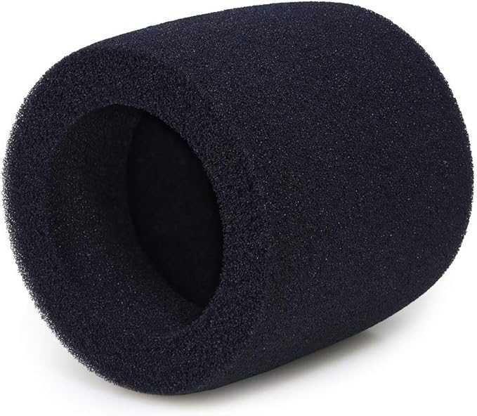 SUNMON Shure MV7 Pop Filter Foam Cover - Professional Mic Windscreen Wind Cover Compatible with Shure MV7 Podcast Microphone to Minimise Plosives