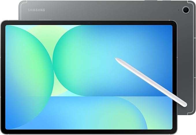 SAMSUNG Galaxy Tab S10 FE+ 13.1” 256GB WiFi Android Tablet + Book Cover Keyboard Slim, Long Battery Life, Powerful Processor, S Pen, US Version, 2025, 2 Yr Manufacturer Warranty, Gray