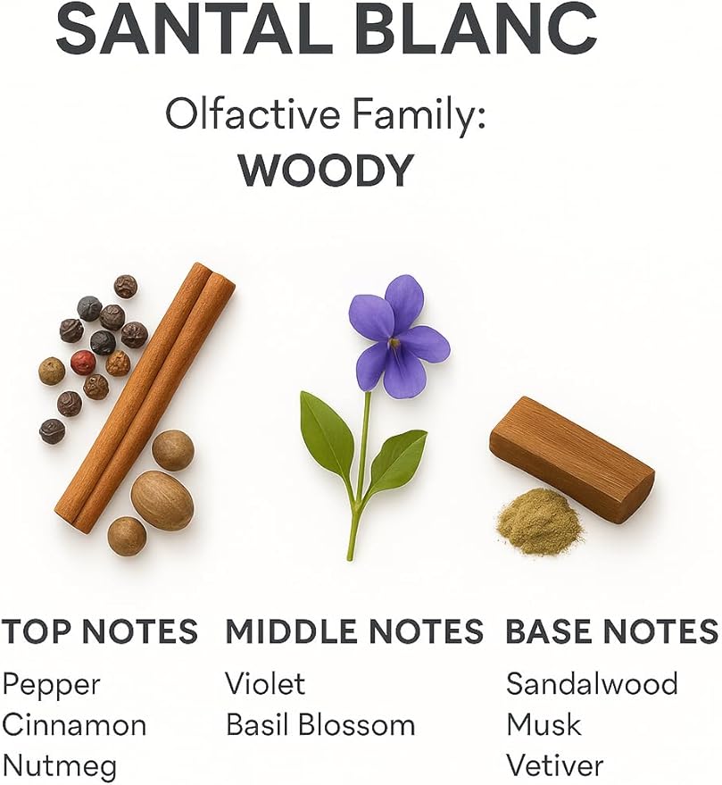 SevenAromas Hotel Scent Diffuser Oil, Luxury Hotel-Inspired Essential Oil for Aromatherapy & HVAC Diffusers – Premium Dropper Bottle - 45 ml 1.52 FL oz (Santal Blanc)