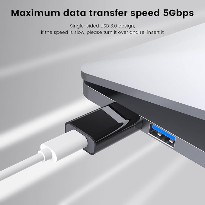 MOSWAG USB to USB C Adapter, USB C Female to USB Male Adapter Compatible with Apple MagSafe Watch 9/8/7/SE/Ultra, for iPhone 15 14 13 12 Mini Pro Max,iPad,Galaxy Note,Pixel,CarPlay,Wall Plug
