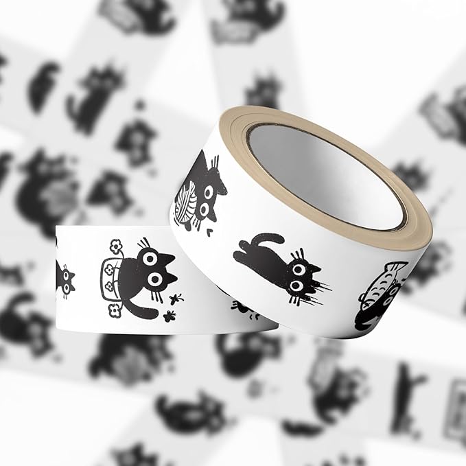500 Pcs Cute Black Cat Sticker for Teen - Sticker Graphic - Cartoon Stickers for Water Bottles Laptop Cat Meme Stickers Waterproof Aesthetic Vinyl Decals Stickers for Adults Teens