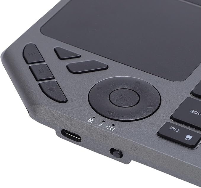 Qudinip Wireless Touch Keyboard, Multi Device Connection 2.4G Dual Mode with 7 Color Backlight Touchpad Multimedia Hotkey, for Laptop Tablet