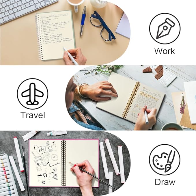 Msticey As For Me And My Team We Will Get It Done 160 Blank Pages Green Hardcover Spiral Notebook, Appreciation Gifts for Men Manager Supervisor Leader Coworker Colleague, Funny Boss Day Gifts