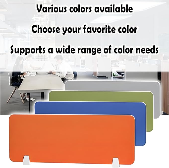 Desk Privacy Panel for Students Desk Divider Partition Cubicle Light Shield Office Accessories for Schools Classrooms Dark-Grey 30 * 60cm