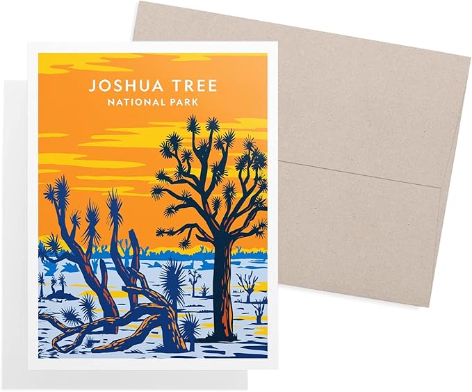 Twigs Paper - Assorted Art National Parks Greeting Cards - Stationery Cards with Envelopes - Thank You and Blank Note Cards - Greeting Cards for All Occasions - Made in USA (5.5 x 4.25, Set of 12)