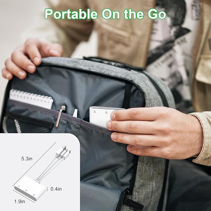 XD Card Reader, SD Card Reader for iPhone, 3 in 1 SD/TF/XD Card Reader Adapter for iPhone/USB C Device, Lightning+USB A+USB C XD Picture Card Adapter for iPhone 16/15/14/iPad/PC/Android