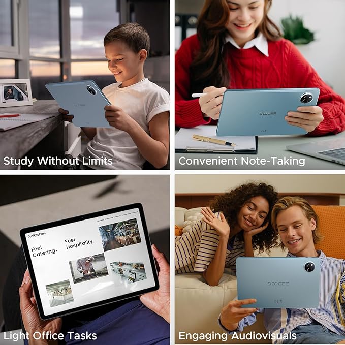 DOOGEE Tab A9 Pro+(2025) 11 inch Tablet with Keyboard,Android 15 Tablet with 90Hz Display,30GB+128GB/TF 2TB Octa-Core Gaming Tablets,8580mAh,1080P,BT 5.0+5G WiFi Tablets,13MP+5MP,Face ID/OTG