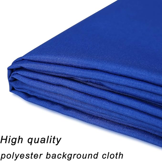 GFCC 6FT x 10FT Royal Blue Backdrop Background Blue Photo Background Photography Backdrop for Photoshoot Screen for Video Recording Picture