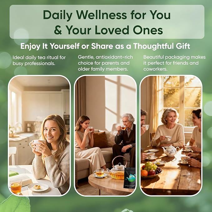 Oolong Tea Bags – Organic Whole Leaf Oolong – 20 Bags (5g Each) – Natural Relaxing Tea for Calm Mind & Healthy Lifestyle – Premium Organic Oolong Tea (1)
