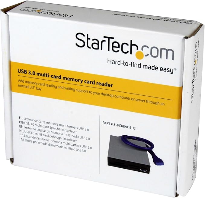 StarTech.com USB 3.0 Internal Multi-Card Reader with UHS-II Support - SecureDigital/Micro SD/Memory Stick/Compact Flash Memory Card Reader , TAA (35FCREADBU3)
