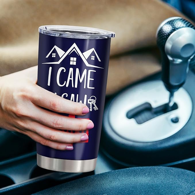 Realtor Gifts - Real Estate Agent & Closing Gifts for Women & Men, Realtor Supplies - 20oz Tumbler