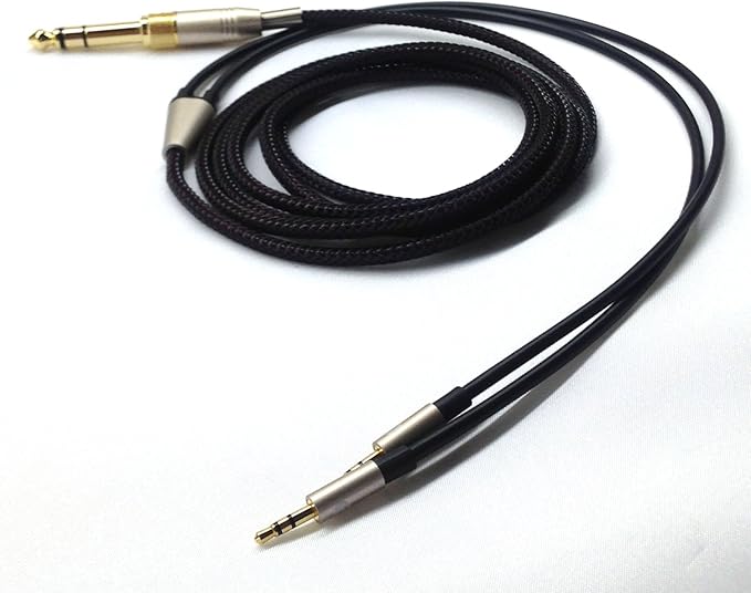NEW NEOMUSICIA Replacement Cable Compatible with Hifiman HE400S, HE-400I, HE-400i(Dual 2.5mm Port), HE560, HE-350, HE1000, HE1000 V2 Headphone 3.5mm / 6.35mm to Dual 2.5mm Jack Male Cord 3meter/9ft