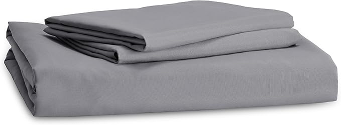 Bedsure Duvet Cover Oversized King Size - Soft Double Brushed Bedding Set for Kids & Adults, Zipper Closure, 3 Pieces, Includes 1 Duvet Cover (120"x98") & 2 Pillow Shams, NO Comforter, Grey
