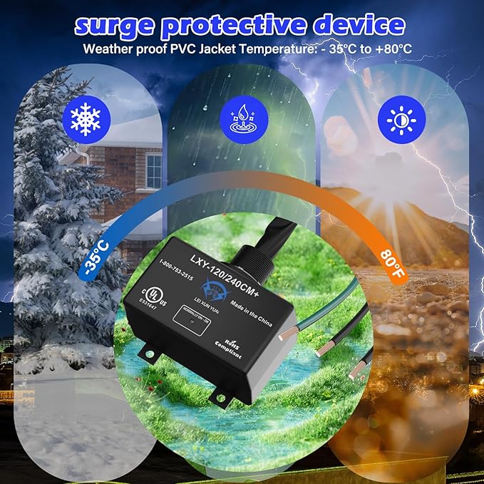 120/240CM+ Surge Suppressor Multi-Purpose Shunt Protector NEMA 4X UL Listed SPD Type 1 120/240VAC