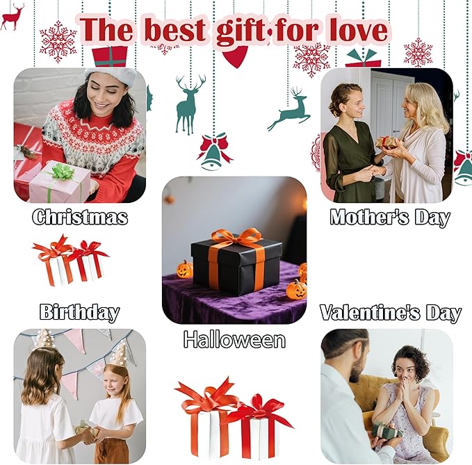 Christian Gifts for Women - Cross Stained Glass Window Hanging Easter Flower Sunset Landscape Sun Catcher Garden Religion Decor Mother's Day Catholic Gift for Men Grandma Mom Her Nana 11.8"