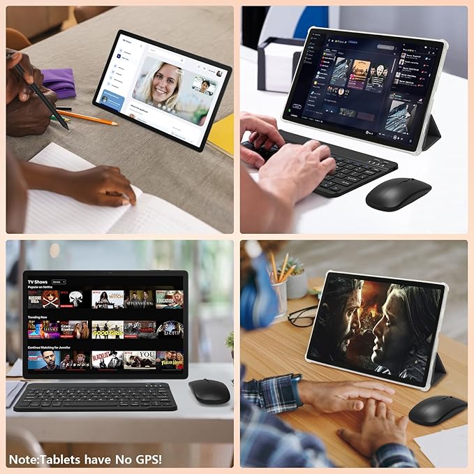 URAO Tablet|14 inch Android 15 Tablet|30GB RAM 256GB ROM|1920 * 1200 IPS FHD|10000mAh 30W Fast Charging|Octa-core Processor|Wi-Fi 6, BT 5.4|Dual Camera with Keyboard|Mouse|Stylus|Case|Headphone