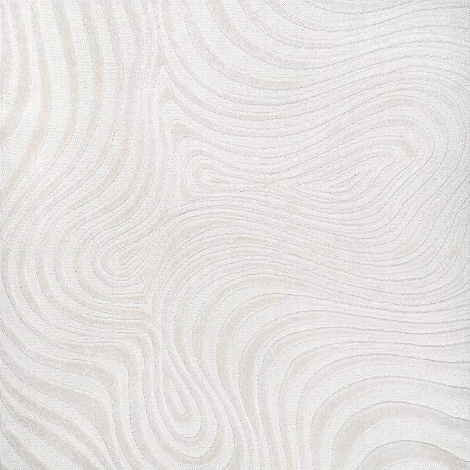 JONATHAN Y Maribo High-Low Abstract Striped Cream/Ivory 9x9 Square Indoor/Outdoor Area Rug, Pet Friendly, Non-Shedding, Stain Resistant, Easy-Cleaning for Backyard, Patio, Porch (SCN103A-9SQ)