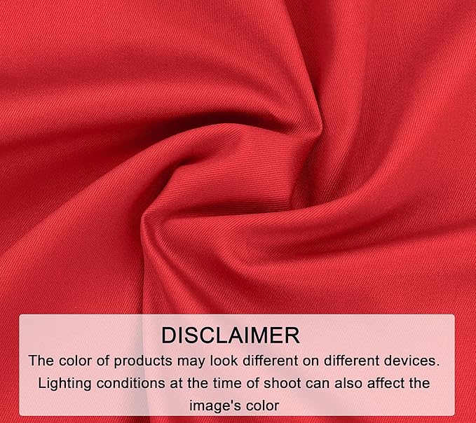 Zoyer Cloth Napkins Set of 12, 18x18 Inches Cotton Enrich Napkins Cloth Washable, Soft & Durable Dinner Napkins for Parties, Wedding, Christmas, Thanksgiving & Everyday Use - Red