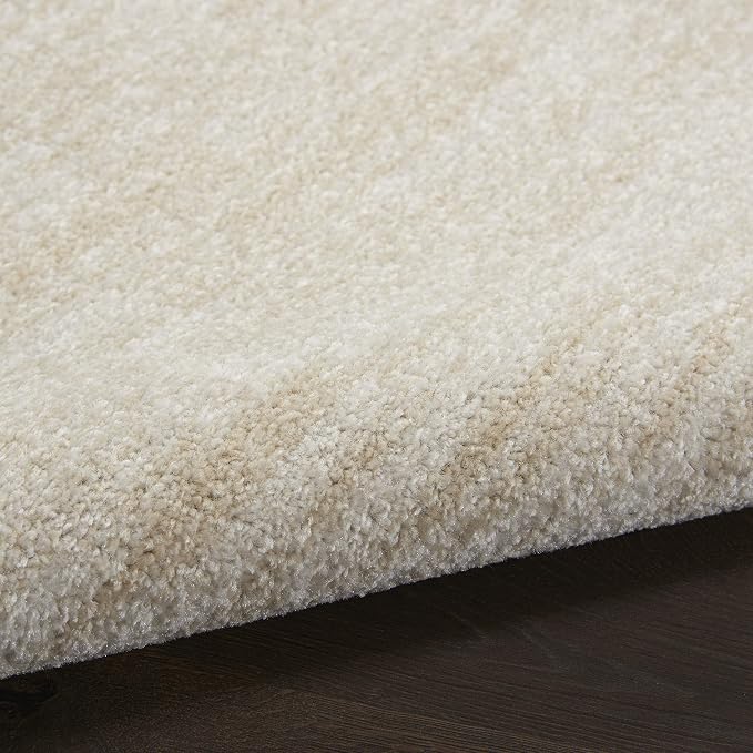 Nourison Home Nourison Essentials Ivory Beige 7' x Square Area Rug - Easy Clean, Non Shedding, Bed Room, Living Room, Dining Room, Kitchen (7' x Square)