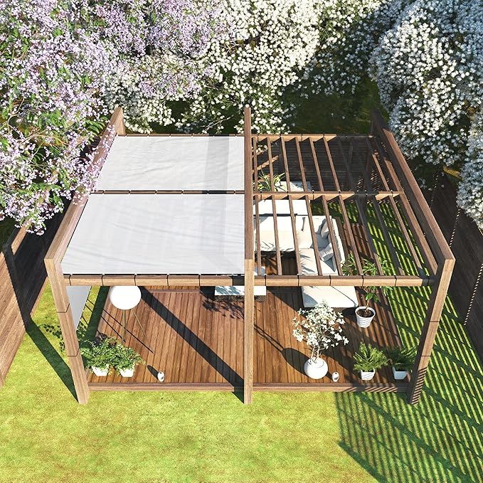 ColourTree 6' x 50' White Fence Privacy Screen Windscreen Cover Fabric Shade Tarp Netting Mesh Cloth - Commercial Grade 170 GSM - Cable Zip Ties Included - We Make Custom Size
