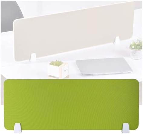 Freestanding Acoustic Desk Divider - Soundproof Privacy Panel for Office Workstation, Red 120x30cm - Effective Noise Reduction & Workspace Separation