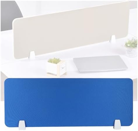 Freestanding Acoustic Desk Divider - Soundproof Office Privacy Panel, 120x30cm Red Workstation Separator, Effective Noise Reduction for Home and Office Use