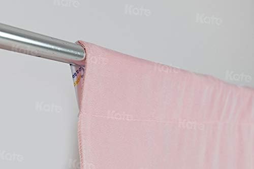 Kate 6ftX9ft Solid Light Pink Backdrop Portrait Photography Background for Photography Studio Children and Headshots Light Pink Backdrop Background
