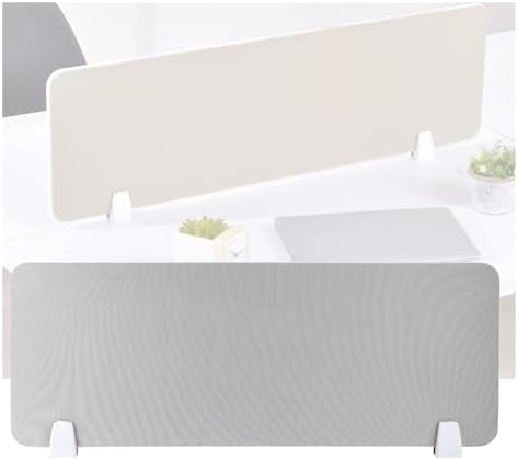 Red Acoustic Desk Divider - Freestanding Soundproof Privacy Panel for Office Workstation, 120x30cm Desk Separator Screen - Enhance Focus & Reduce Noise