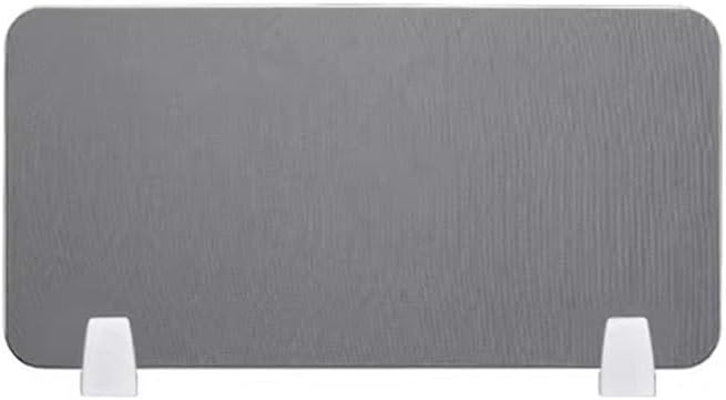 LXHELIVERY Freestanding Desk Divider -Desk Divider Privacy Panel Desk for Table Standing Sound Proof Dividers Desktop Office Furniture Partitions for Classroom (Color : Gray, Size : 90x30cm)