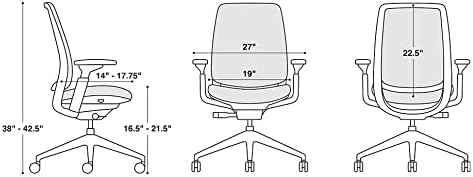 Steelcase Series 2 Office Chair, Seagull Frame, Cogent Connect Malt, Hard Floor Casters