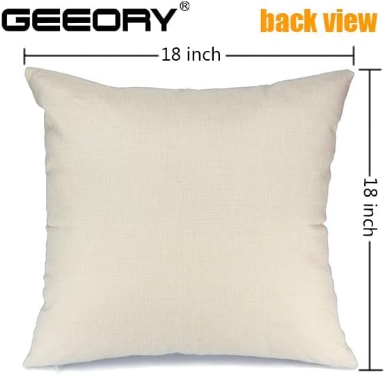 GEEORY Valentines Day Pillow Covers 18x18 Set of 4 Love Heart Valentines Day Decor Throw Pillows Decorative Cushion Cases for Sofa Couch Valentine Decorations