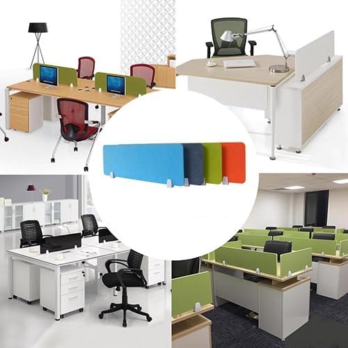 Desk Privacy Screen for Noise Reduction and Visual IsolationSoundproof Divider Panel Home Office Workstation Cubicle Partition Focus Enhancement
