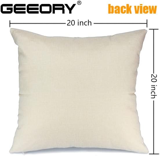 GEEORY Valentines Day Pillow Covers 20x20 Set of 4 Love Heart Valentines Day Throw Pillows Decorative Cushion Cases Valentine Decorations