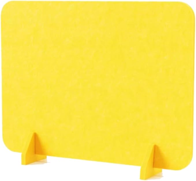 Acoustic Desk Divider Panel for Privacy, Reduces Noise & Visual Distractions, Ideal Home Offices, Modern Office Partition, Soundproof Workspace Separator, White