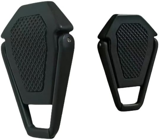 MIYKUISH Portable Invisible Laptop Stand - 2PCS Zinc Alloy Laptop Mini Stand Heat Dissipation Pad, Laptop Lifter for 12-20 Inch Laptops (Black)