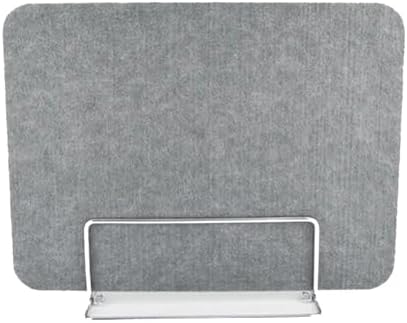 Soundproof Desk Partition,Acoustic Desk Privacy Divider 2 Pack Purple 30X100Cm Freestanding Noise Reducing Panel for Table Standing Soundproof Desktop Office and Classroom Pri,Grey,30X90Cm