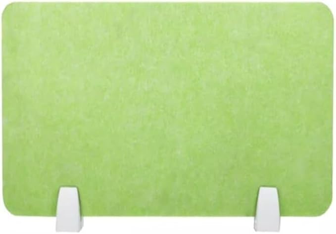 Desk Privacy Panel, Soundproof Divider Clip – Vertical Partition for Classroom, Library, Office (Green, 40x30cm) - Enhance Focus & Reduce Noise