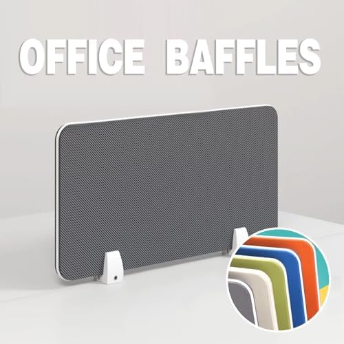 Acoustic Desk Privacy Panel, Soundproof Office Divider, Partition for Workspaces, Noise-Reducing Cubicle Screen, Stylish Separation Solution