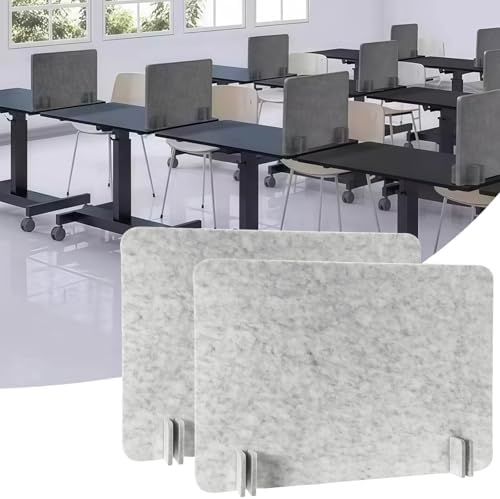 Acoustic Desk Privacy Panel - Soundproofing Divider for Office & Home, Reduces Visual Distractions, Enhances Focus & Productivity, Stylish Workspace Solution