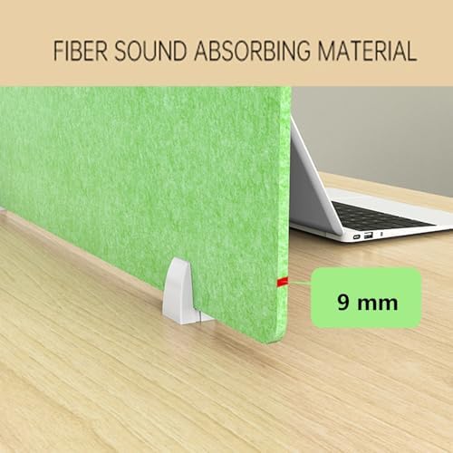 Acoustic Desk Dividers for Classroom Privacy and Noise Reduction Sound Proof Polyester Felt Panel for Standing Cubicle Desk Partition (40x50cm)